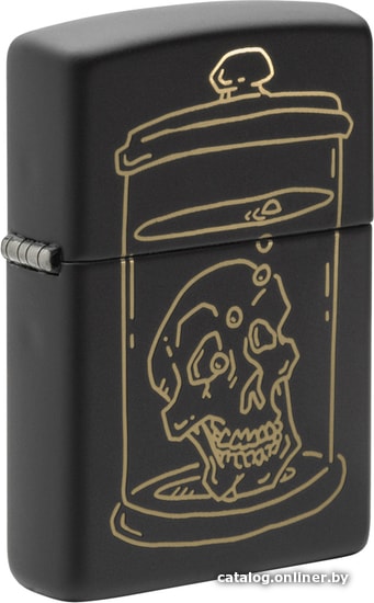 

Зажигалка Zippo Black Matte Skull Design 49575
