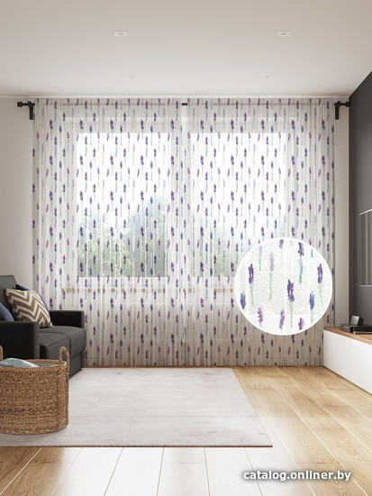 

Комплект штор JoyArty Гиацинты 1.45x2.65 м tul_363517_145x265 (2 шт)