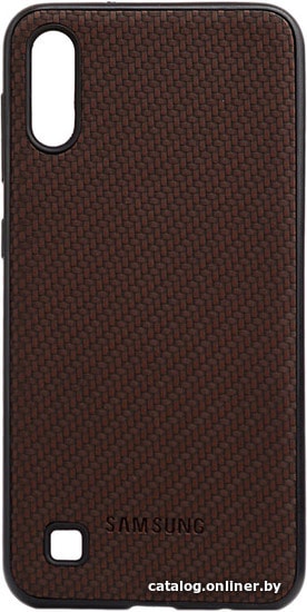 

Чехол для телефона EXPERTS Knit Tpu для Samsung Galaxy A10 (коричневый)