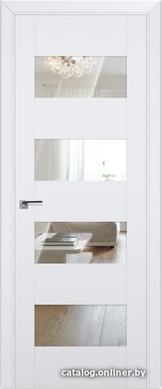 

Межкомнатная дверь ProfilDoors 46U 70x200 (аляска/мателюкс прозрачное)