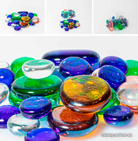 

Декорация Barbus Микс капли Glass 009 200 г