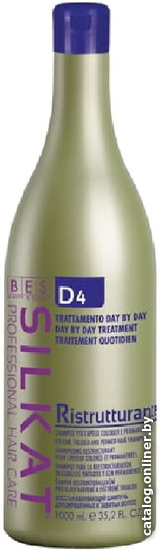 

Шампунь BES Beauty&Science Silkat D4 Ristutturante для окрашенных волос 1 л