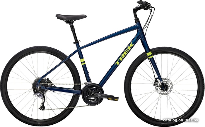 

Велосипед Trek Verve 3 Disc L 2022 (синий)