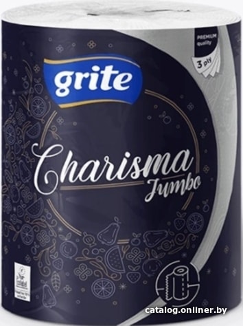

Бумажные полотенца Grite Charisma Jumbo (1 рулон)