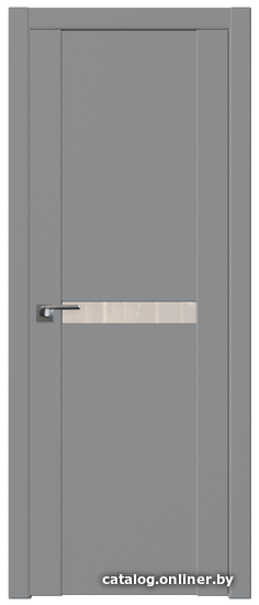 

Межкомнатная дверь ProfilDoors 2.01U 70x200 (манхэттен, стекло перламутровый лак)