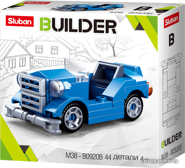 

Конструктор Sluban Builder M38-B0920B Ретро автомобиль