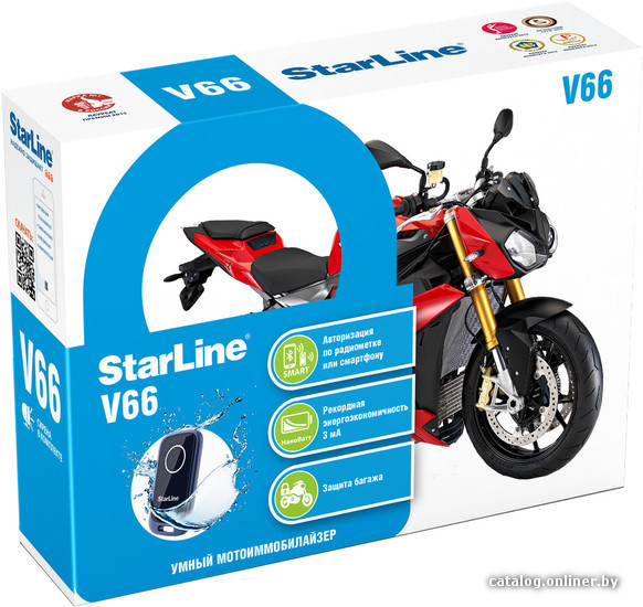 

Мотосигнализация StarLine V66