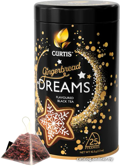 

Черный чай Curtis GingerBread Dreams 25 шт