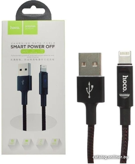 

Кабель Hoco U47 USB Lightning