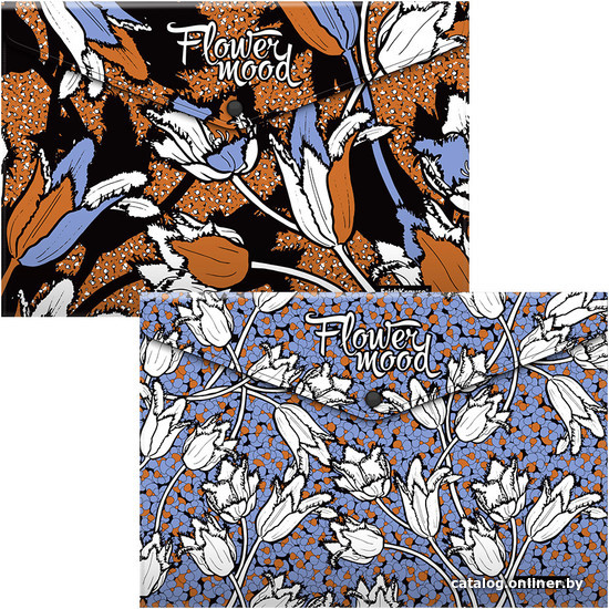 

Набор папок Erich Krause Tulips ассорти 54042 (4 шт)