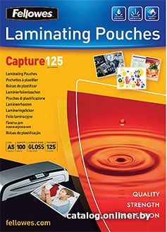 

Пленка для ламинирования Fellowes Glossy Polyester Pouches А5, 125 мкм, 100 л