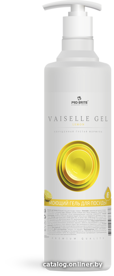 

Средство для мытья посуды Pro-Brite Vaiselle Gel Lemon с витамином Е 1193-05 500 мл