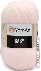 

Пряжа для вязания Yarnart Baby 100% акрил 854 50 г (150 м, персиковый)