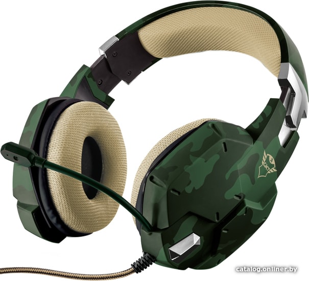 

Наушники Trust GXT 322 Carus (зеленый камуфляж)
