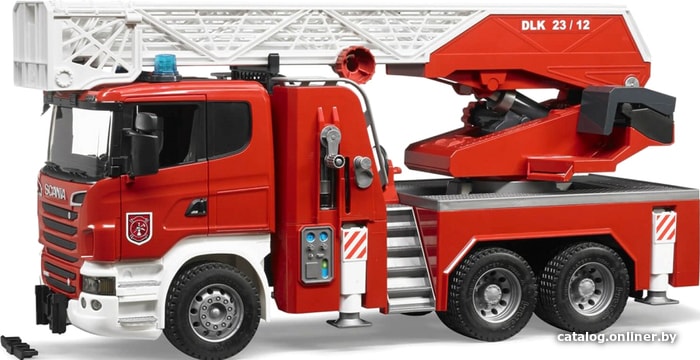 

Грузовик Bruder Scania R-series Fire engine with water pump 03590