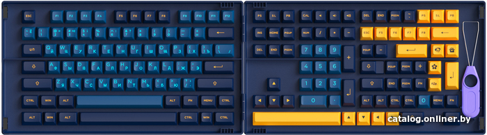 

Набор кейкапов Akko Macaw-style ASA Profile keycaps 157 шт