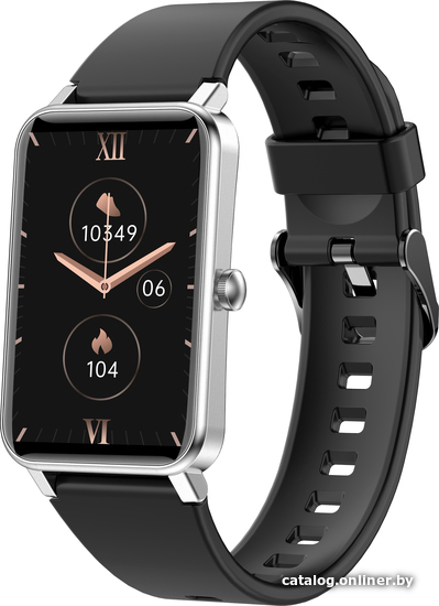 

Умные часы Globex Fit V79 (серебристый/черный)