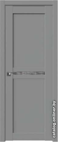 

Межкомнатная дверь ProfilDoors 2.43U 90x200 (манхэттен/стекло дождь белый)