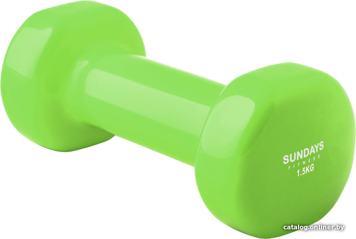 

Гантель Sundays Fitness LKDB-504A 1.5 кг (зеленый)