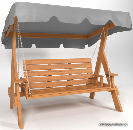 

Садовые качели Wooden Story Прага-2 (дуб, серый)