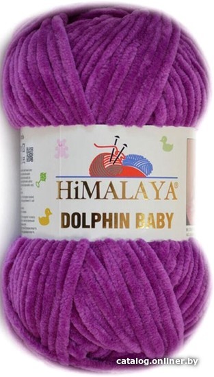 

Пряжа для вязания Himalaya Dolphin Baby 80358 (сирень)