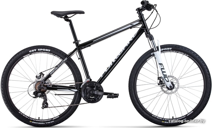 

Велосипед Forward Sporting 27.5 2.0 disc р.17 2021 (черный/серый)