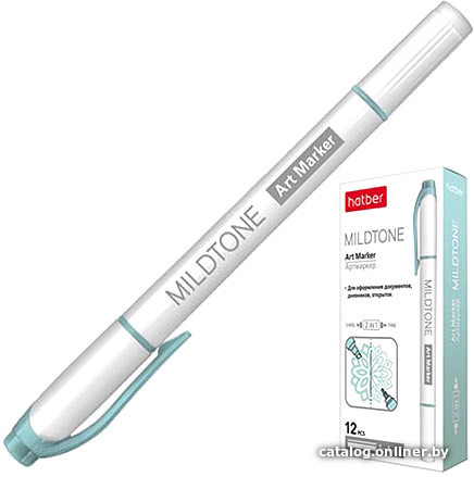 

Маркер художественный Hatber Mildtone Pastel HL_060861 (бирюзовый)