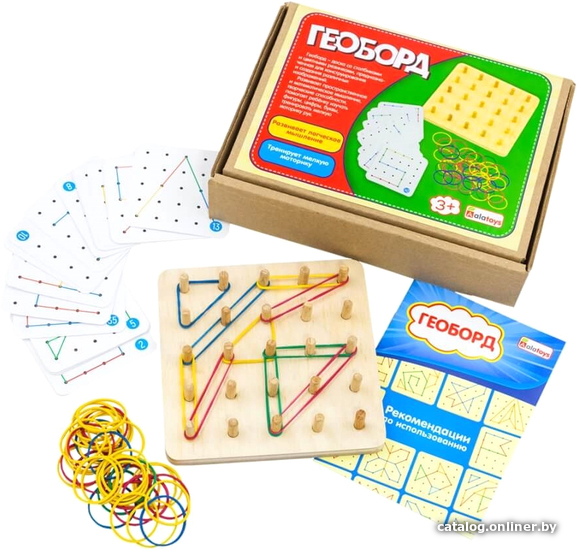 

Развивающая игра Alatoys Геоборд ГБ01