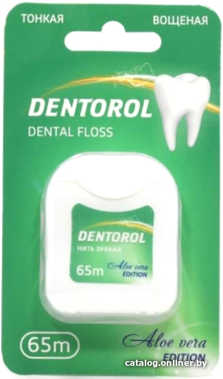 

Зубная нить Dentorol Алоэ Вера (65 м)