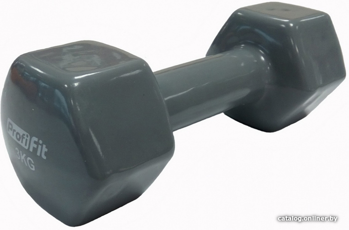

Гантель Profi-Fit PF-VDB-3 3кг (серый)