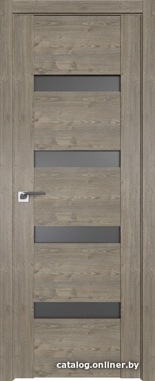 

Межкомнатная дверь ProfilDoors 2.81XN R 90x200 (каштан темный, стекло графит)