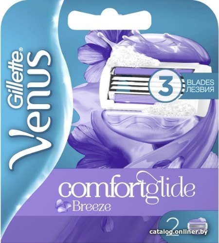 

Сменные кассеты для бритья Gillette Venus Breeze с гелем (2 шт)