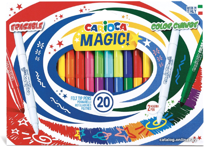 

Набор маркеров Carioca AirPens Magic Markers 41369 (20 шт)