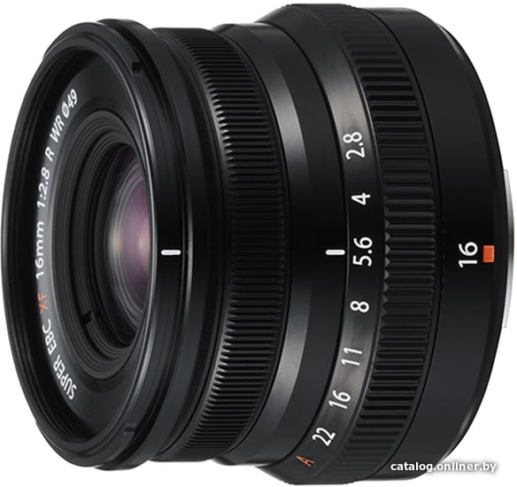 

Объектив FUJINON XF 16mm F2.8 R WR (черный)