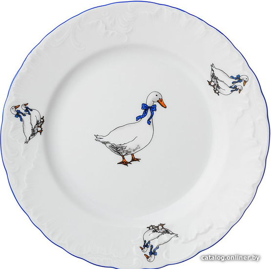 

Тарелка десертная Cmielow i Chodziez Rococo 676-041 (гуси)