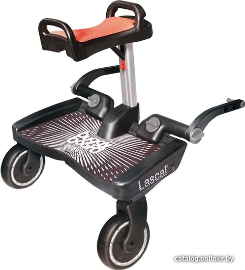 

Подножка для второго ребенка Lascal BuggyBoard Maxi+ (черный/красный)