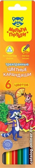 

Набор цветных карандашей Мульти-пульти Енот в Испании CP_10752 (6 цв)