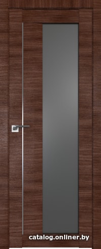 

Межкомнатная дверь ProfilDoors Модерн 47X 70x200 (малага черри кроскут/стекло графит)