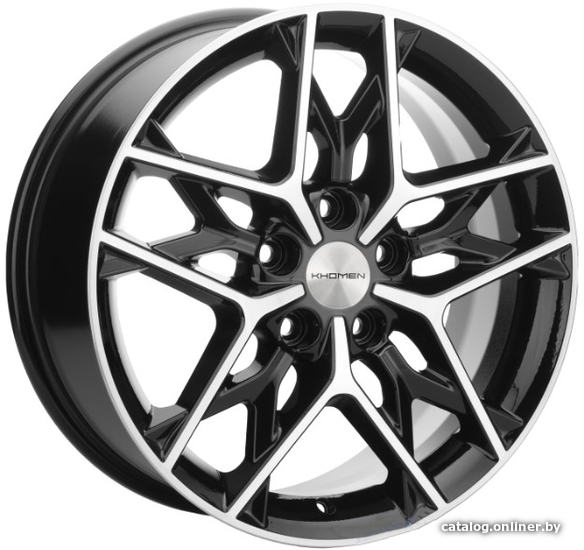 

Литые диски Khomen KHW1709 17x7" 5x114.3мм DIA 67.1мм ET 50мм Black-FP