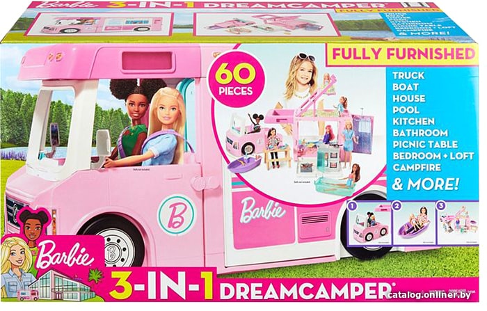 

Кукольный домик Barbie Фургон для путешествия GHL93