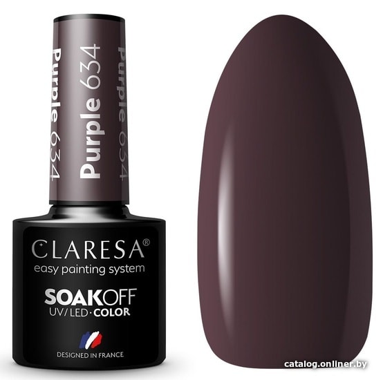 

Гель-лак Claresa Hybrid Purple 634 5 мл