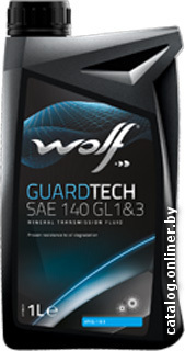 

Трансмиссионное масло Wolf GuardTech SAE 140 GL 1&3 1л