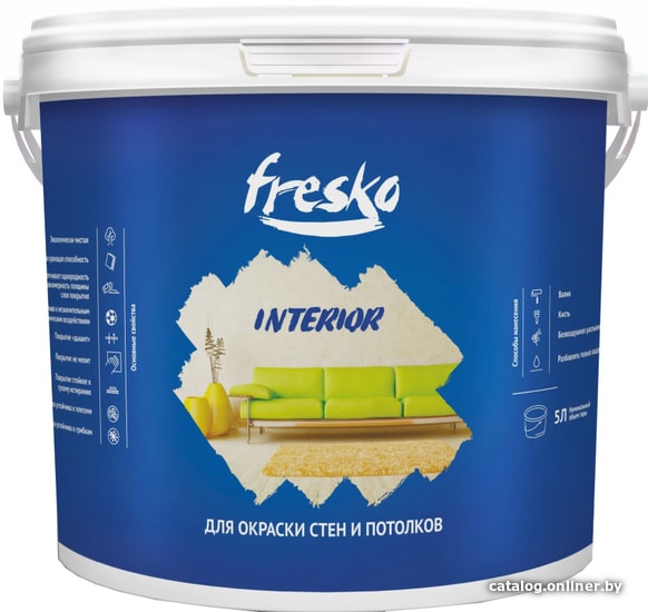 

Краска Fresko Interior 5 л (белый)