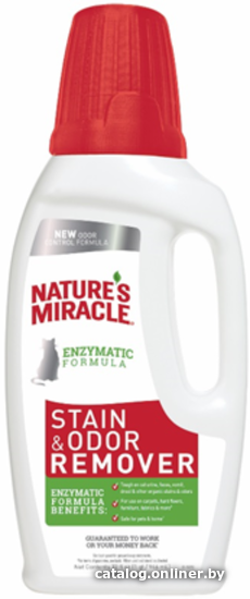 

Средство универсальное 8in1 Nature's Miracle Уничтожитель от пятен и запахов кошек 945 мл