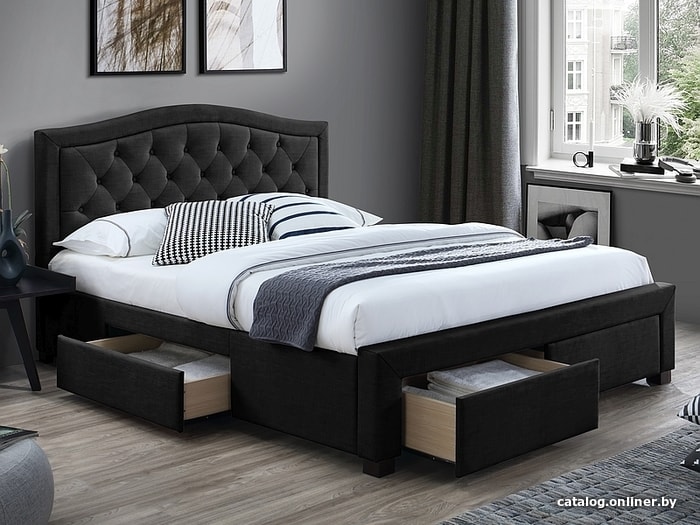 

Кровать Signal Electra Velvet 160x200 (черный)