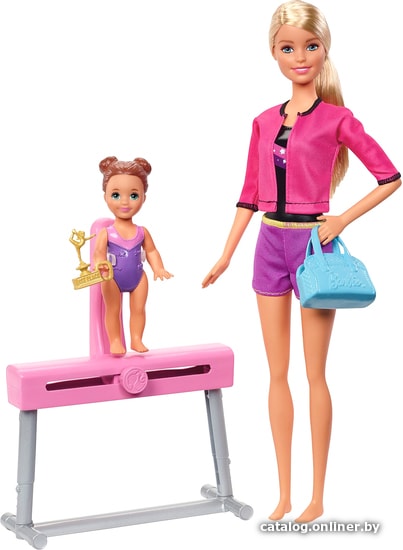 

Кукла Barbie Gymnastics Coach Dolls & Playset FXP39