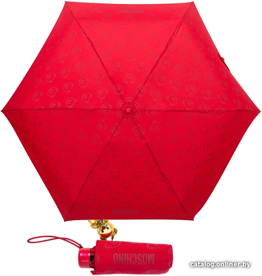 

Складной зонт Moschino 8043-SuperminiС Monobear Red