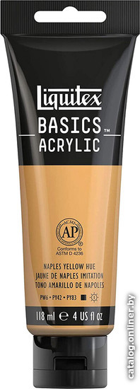 

Акриловая краска Liquitex Basics 1046601 (118 мл, желтый неаполитанский)
