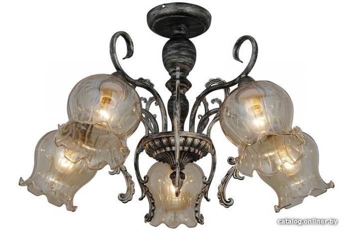

Люстра средней высоты Sfera-sveta 85624/5B BK+SV