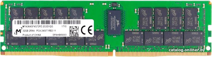 

Оперативная память Micron 32GB DDR4 PC4-19200 MTA36ASF4G72PZ-2G3